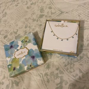 Brand new turquoise sterling silver necklace!